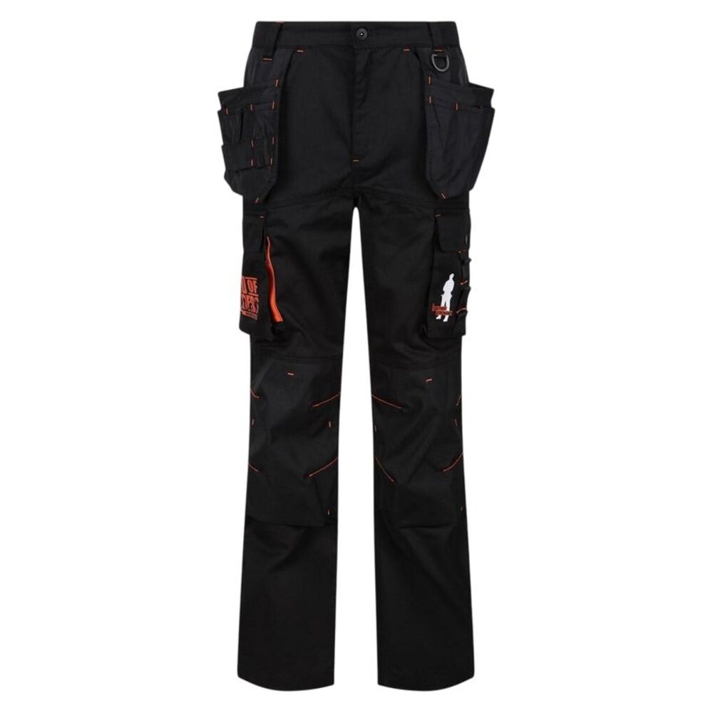Band Of Builders Mens Work Cargo Pants / Black